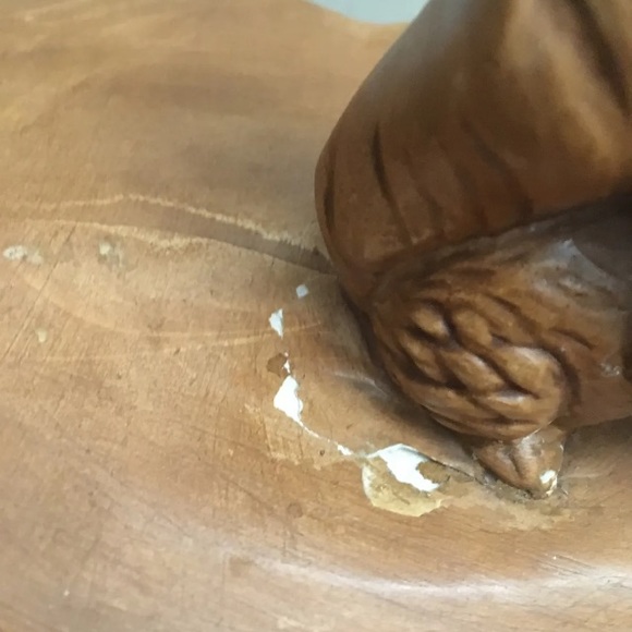 Twin Winton Squirrel And Deer Cookie Jar Brown Made In California USA - Picture 3 of 16